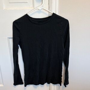 Merona Black Long Sleeve Tee